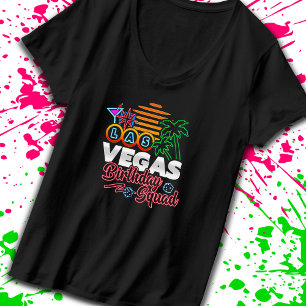 Camiseta Aniversário de Las Vegas - Esquadrão de Aniversári