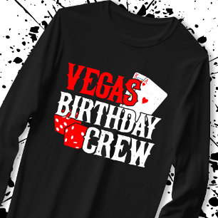 Camiseta Aniversário de Las Vegas - Festa na Tripulação de 