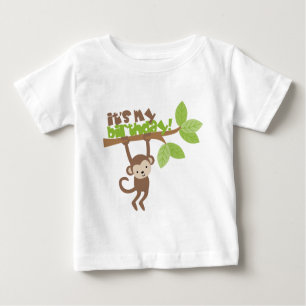 Camiseta Aniversário de Macaco Repleto