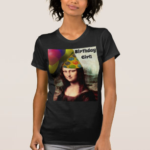 Camiseta Aniversário de Mona Lisa