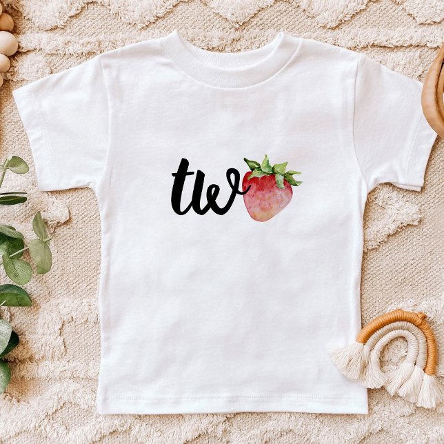 Camiseta Aniversário de Morango DOIS (Criador carregado)