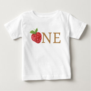 Camiseta Aniversário de Morango Primeiro 1º