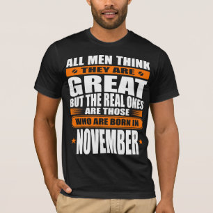 Camiseta Aniversário de novembro