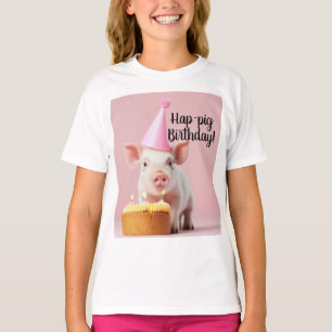 Camiseta Aniversário de porco!