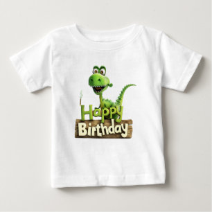 Camiseta Aniversário de Princesa Dinossauro – Placa de Fest