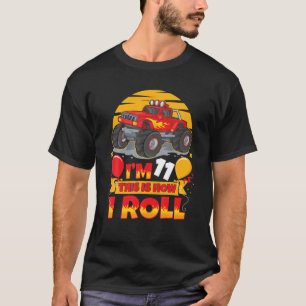 Camiseta Aniversário de Rodas Quentes Eu tenho 11 É assim q