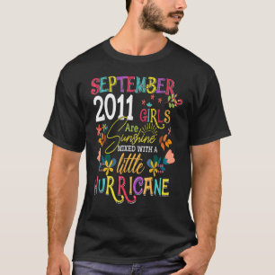 Camiseta Aniversário De Setembro De 2011 As Meninas São Esp