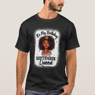 Camiseta Aniversário de setembro para Mulheres Virgo Girl