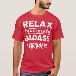 Camiseta Aniversário de trabalho do agricultor certificado 