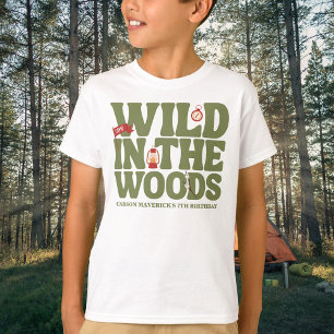 Camiseta Aniversário de um Acampador Feliz 