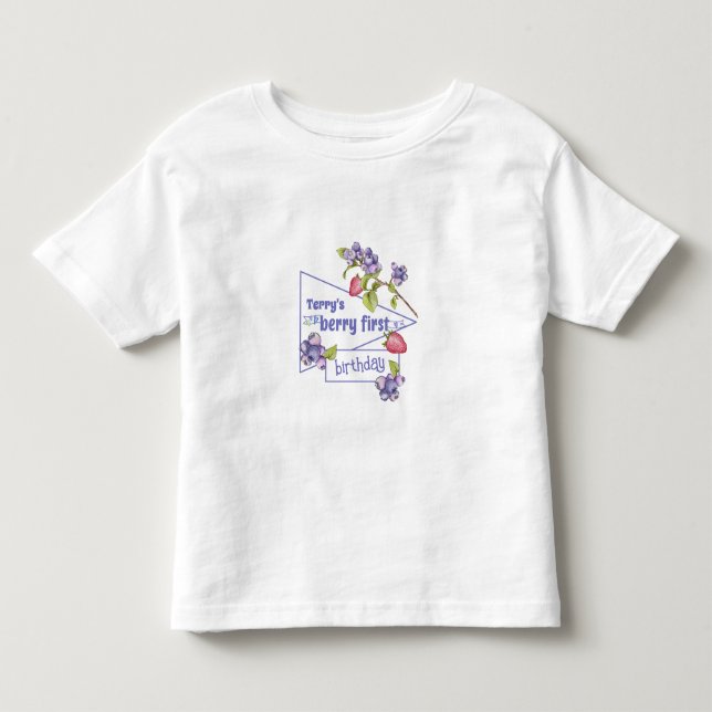Camiseta Aniversário de um ano da Berry (Frente)