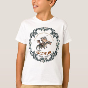Camiseta Aniversário de um ano de meninos do castelo de cav