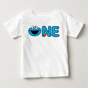 Camiseta Aniversário de um ano do Monstro das Bolachas
