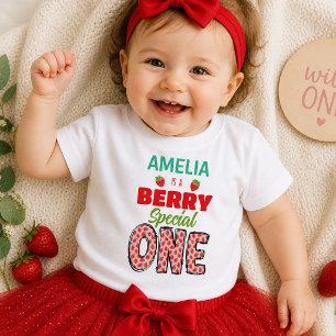 Camiseta Aniversário de Um Ano Especial da Berry