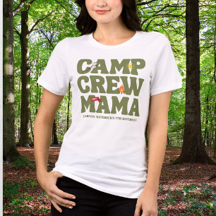 Camiseta Aniversário de um Menino Feliz Acampador