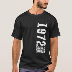 Camiseta Aniversário, design, edição limitada, e vintage, 1