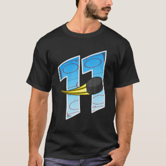 Camiseta Aniversário do 11 de Hóquei no Gelo - Tenho 11 ano