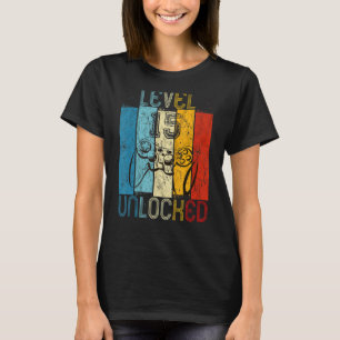 Camiseta Aniversário do 15 de jogador de vídeo desbloqueado