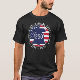 Camiseta Aniversário do 250º Aniversário dos EUA Souvenir 4