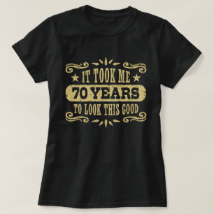 Camiseta aniversário do 70