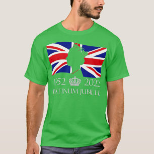 Camiseta Aniversário do 70 Platinum J da Rainha Britânica