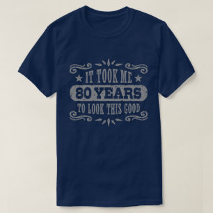 Camiseta aniversário do 80
