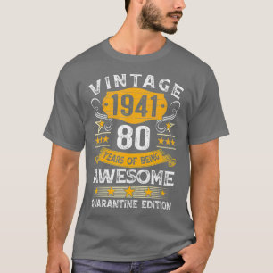 Camiseta Aniversário do 80 de 1941, com 80 anos