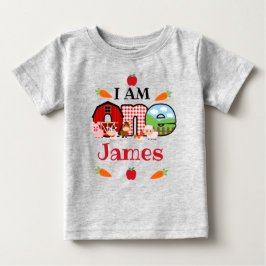Camiseta Aniversário do Animal da Fazenda UM | Aniversário 