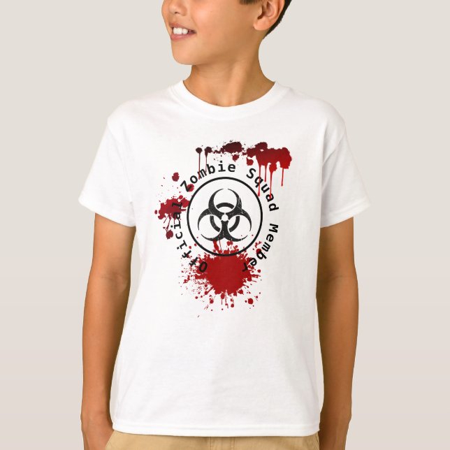Camiseta Aniversário do Apocalypse Zombie | Halloween Bioha (Frente)