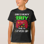 Camiseta Aniversário do Birthday Boy Time to Level Up Video<br><div class="desc"># Birthday Boy Time to Level Up Video Game Birthday# # Pai do jogo de aniversário do Birthday Boy Birthday # Pai do jogo de aniversário # Birthday Boy # Birthday Boy# papa# PAI# Pai # Avô</div>