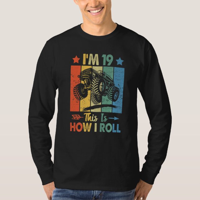 Camiseta Aniversário do Caminhoneiro Retro É assim que eu f (Frente)