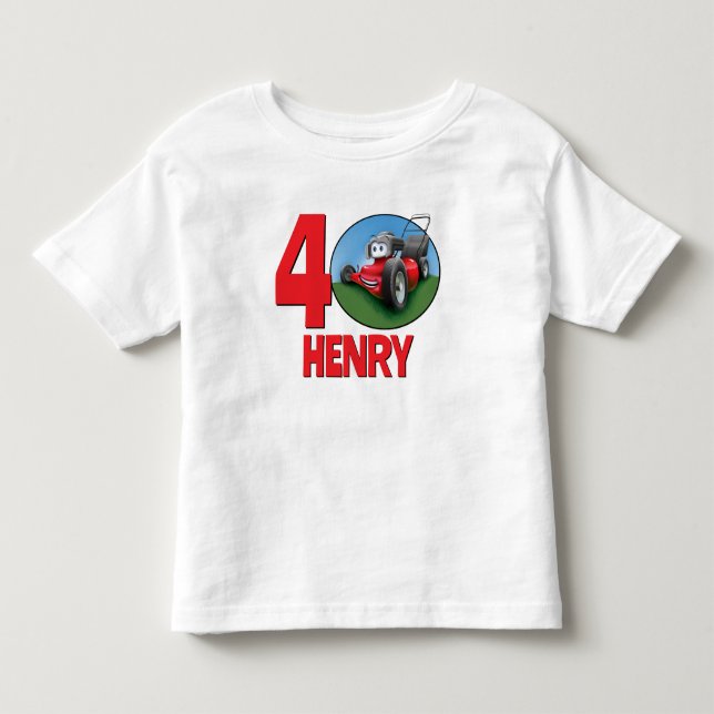 Camiseta Aniversário do Cortador de Grama (Frente)