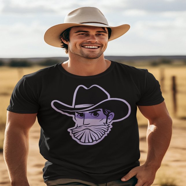 Camiseta aniversário do cowboy (Criador carregado)