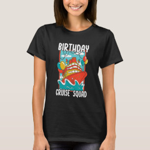 Camiseta Aniversário do Cruise Squad Engraçado Cruzando no 
