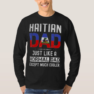 Camiseta Aniversário do Dia de os pais do Haiti de Pais