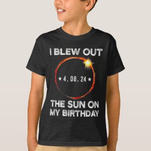 Camiseta Aniversário Do Eclipse Solar Eu Explodi O Sol No M