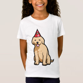 Camiseta Aniversário do filhote de cachorro do golden