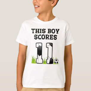 Camiseta Aniversário do Futebol - Menino de 11 anos - Anive