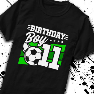 Camiseta Aniversário do Futebol - Menino de 11 anos - Anive