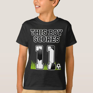 Camiseta Aniversário do Futebol - Menino de 11 anos - Anive