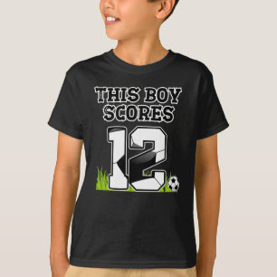 Camiseta Aniversário do Futebol - Menino de 12 anos - Anive