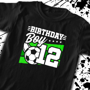 Camiseta Aniversário do Futebol - Menino de 12 anos - Anive