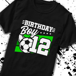 Camiseta Aniversário do Futebol - Menino de 12 anos - Anive