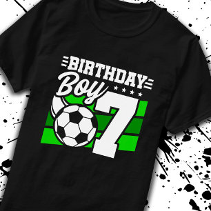 Camiseta Aniversário do Futebol - Menino de 7 anos - Aniver
