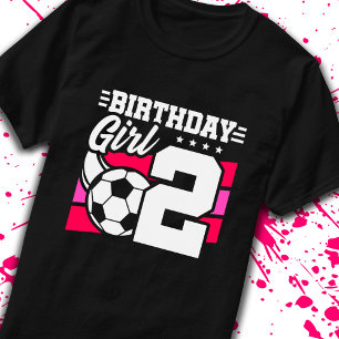 Camiseta Aniversário do Futebol - Rapariga de 2 anos - segu