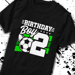 Camiseta Aniversário do Futebol - Rapaz de 2 anos - segundo