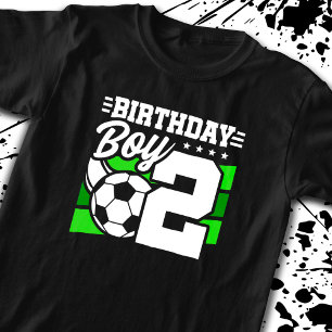 Camiseta Aniversário do Futebol - Rapaz de 2 anos - segundo