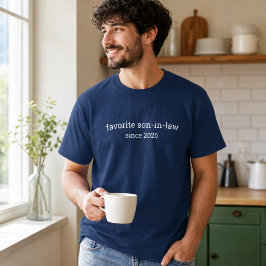 Camiseta Aniversário do Genro Favorito Personalizado e Dive