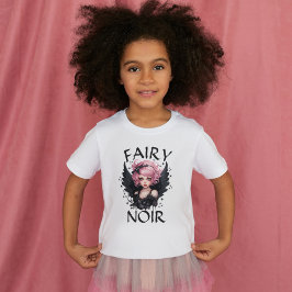 Camiseta Aniversário do Gótico de Pastas Negra-Rosa e Negra