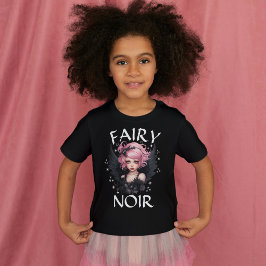 Camiseta Aniversário do Gótico de Pastas Negra-Rosa e Negra